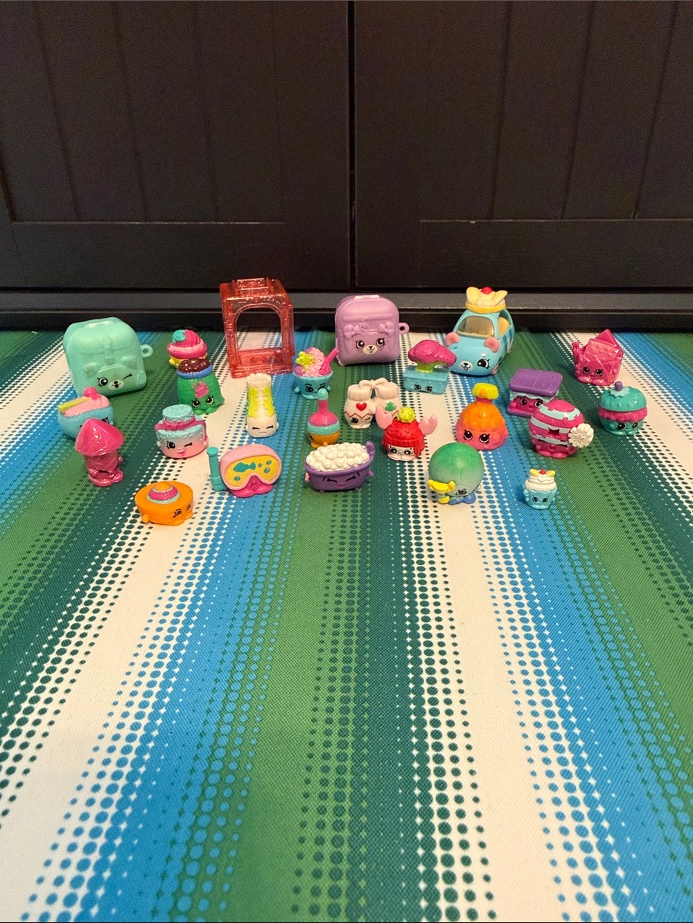 Assorted Kids Toy Collectible Figures 24 - Pink, Teal, Purple